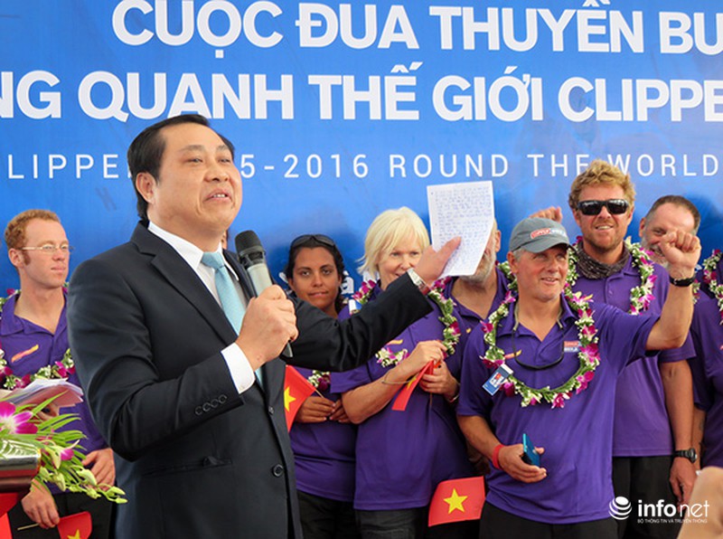 Đà Nẵng tưng bừng đón cuộc đua thuyền buồm Clipper Round The World - ảnh 25