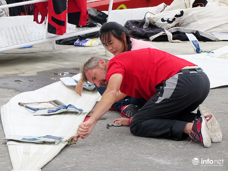 Thủy thủ Clipper làm “người nhện” trên các cột thuyền buồm - ảnh 15