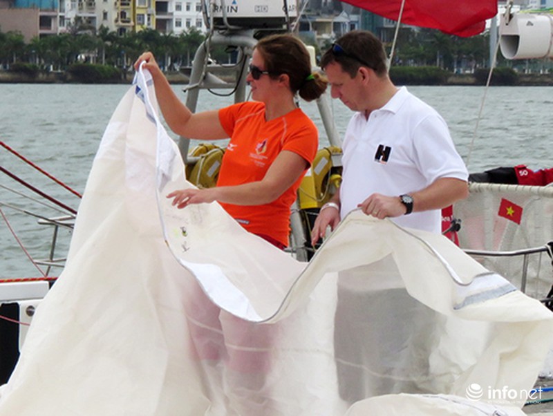 Các nữ thủy thủ thuyền buồm Clipper làm gì trên bến cảng Sông Hàn? - ảnh 7