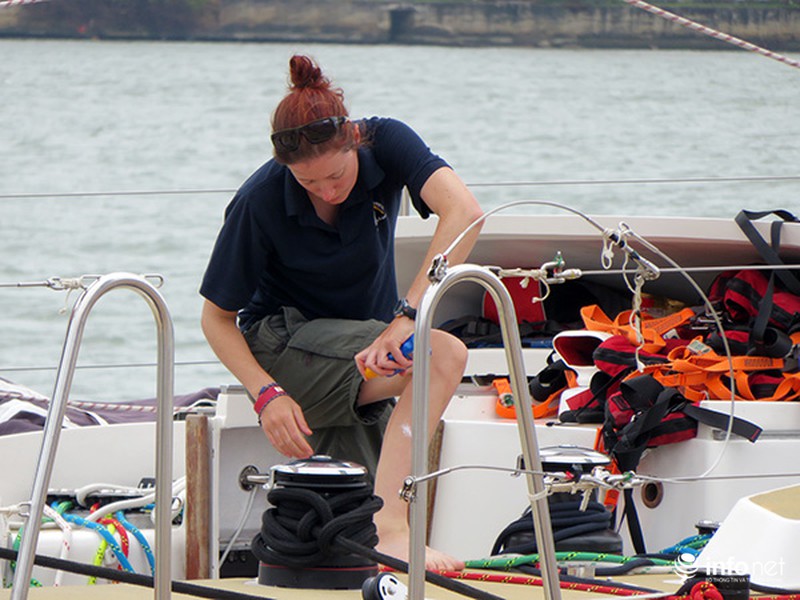 Các nữ thủy thủ thuyền buồm Clipper làm gì trên bến cảng Sông Hàn? - ảnh 15