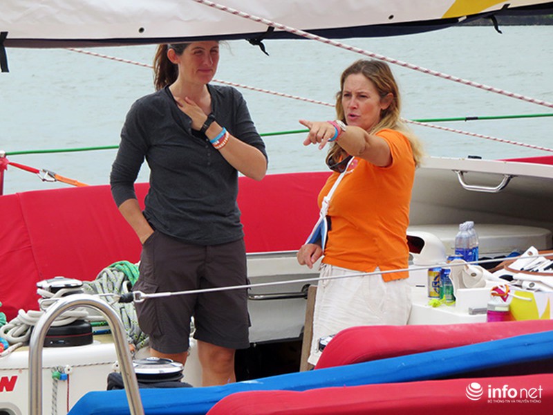 Các nữ thủy thủ thuyền buồm Clipper làm gì trên bến cảng Sông Hàn? - ảnh 4