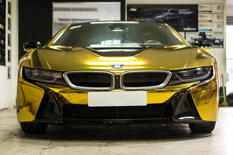 Ngam BMW i8 'ma vang' cua dan choi Sai Gon hinh anh 1