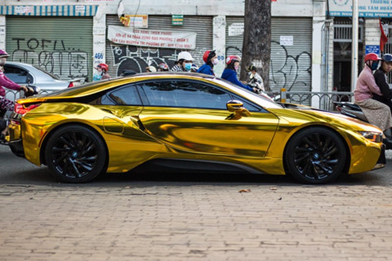 Ngam BMW i8 'ma vang' cua dan choi Sai Gon hinh anh 8