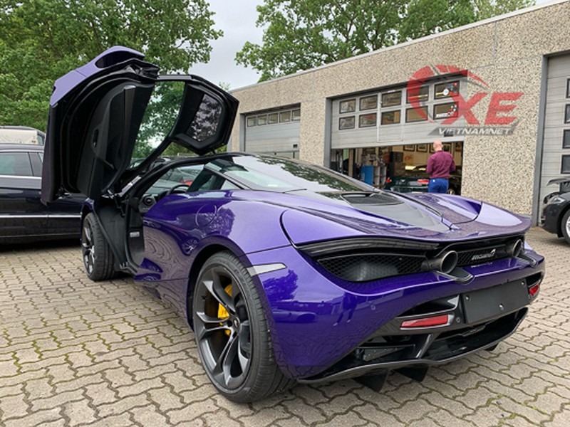 Đại gia Vũng Tàu đặt gạch siêu xe McLaren 26 tỷ đồng màu tím độc
