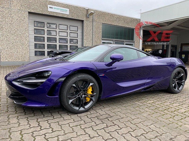 Đại gia Vũng Tàu đặt gạch siêu xe McLaren 26 tỷ đồng màu tím độc