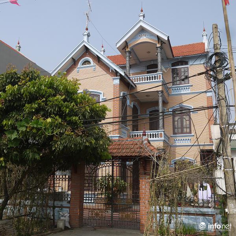 Choáng ngợp biệt thự bạc tỷ ở làng