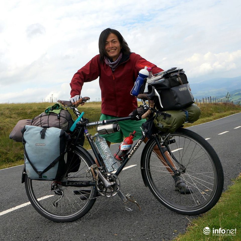 Chân dung chàng trai Nhật Bản đạp xe qua 64 quốc gia - ảnh 19