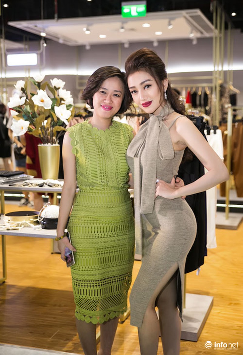 Vân Anh Scarlet khoe nhan sắc quyến rũ trong tiệc khai trương V-Fashion designers - ảnh 7