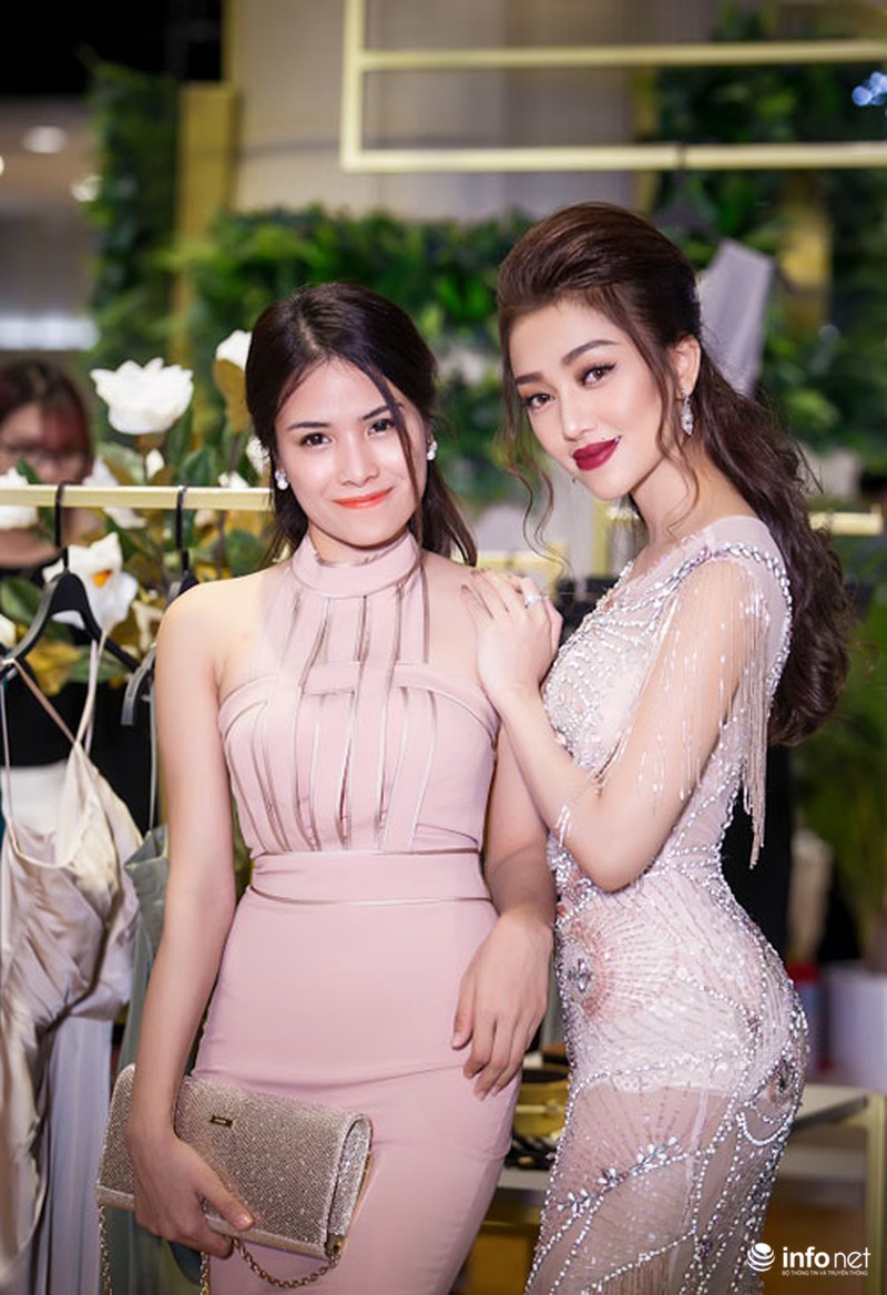 Vân Anh Scarlet khoe nhan sắc quyến rũ trong tiệc khai trương V-Fashion designers - ảnh 4