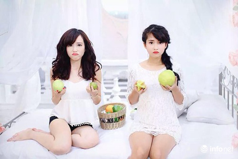 Bộ ảnh “song sinh” ấn tượng của hot girl Ngoại thương - ảnh 5