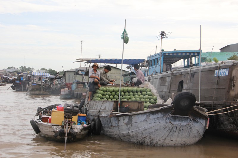 Cuộc sống thường nhật của dân chợ nổi Cái Răng Cần Thơ - ảnh 10