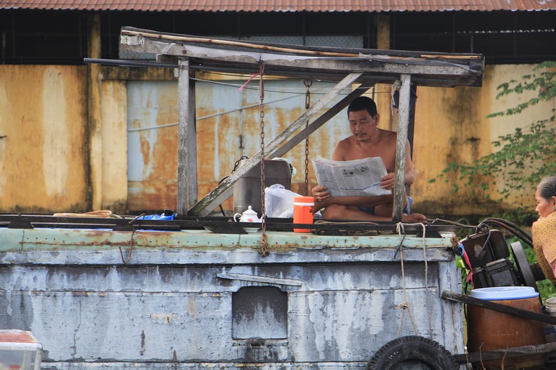 Cuộc sống thường nhật của dân chợ nổi Cái Răng Cần Thơ - ảnh 18