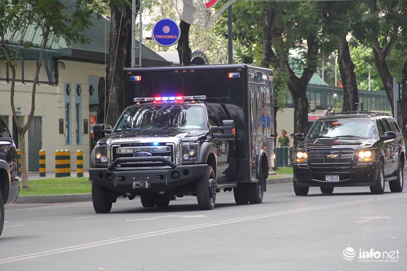 TP.HCM: Đoàn xe sẵn sàng đón Tổng thống Hoa Kỳ Obama - ảnh 3