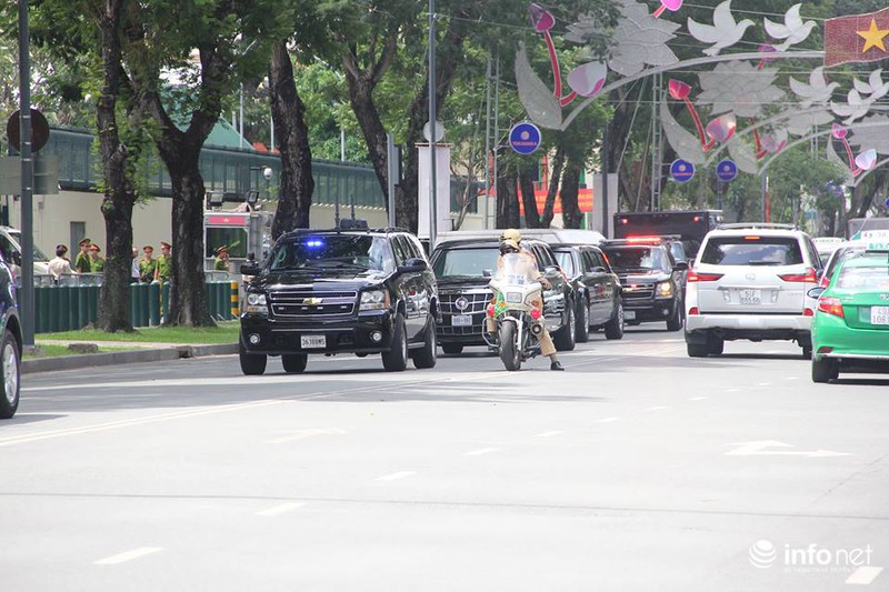 TP.HCM: Đoàn xe sẵn sàng đón Tổng thống Hoa Kỳ Obama - ảnh 5