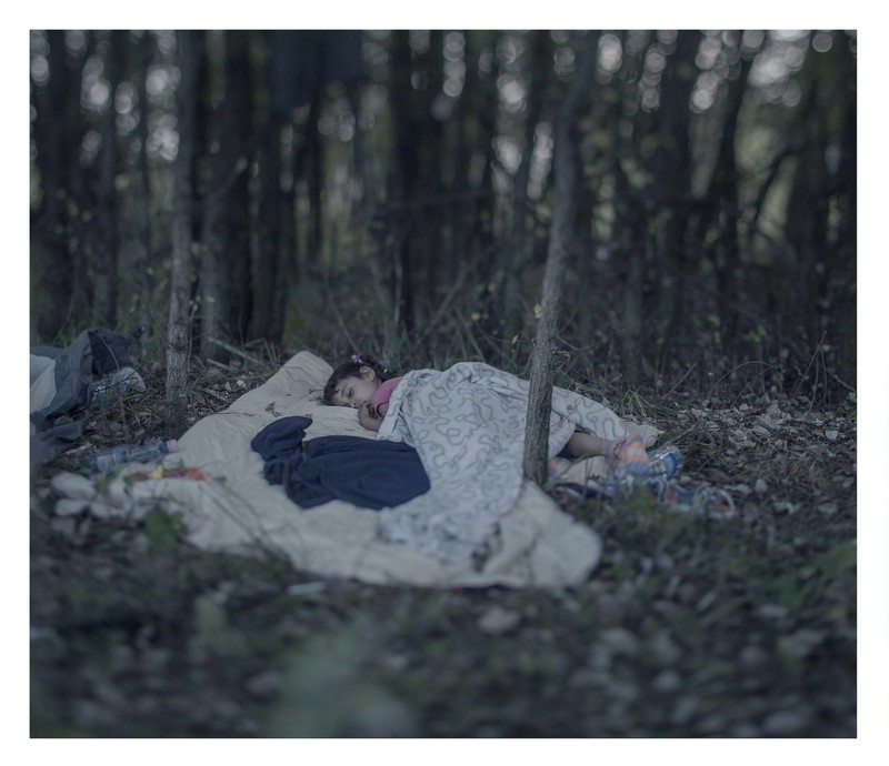 Giấc ngủ nhọc nhằn của những em bé tị nạn Syria - ảnh 14