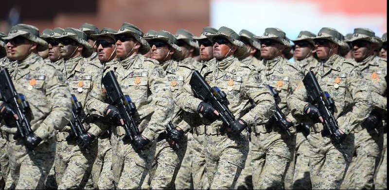 Quân đội nước ngoài trong Lễ duyệt binh kỷ niệm Ngày chiến thắng 9/5 ở Nga - ảnh 7