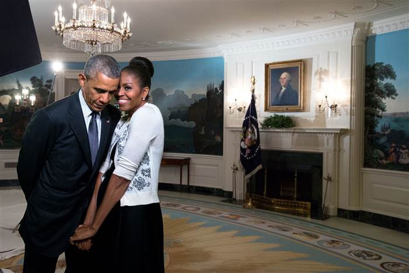 Những bức ảnh ấn tượng nhất của Tổng thống Obama năm 2015 - ảnh 2