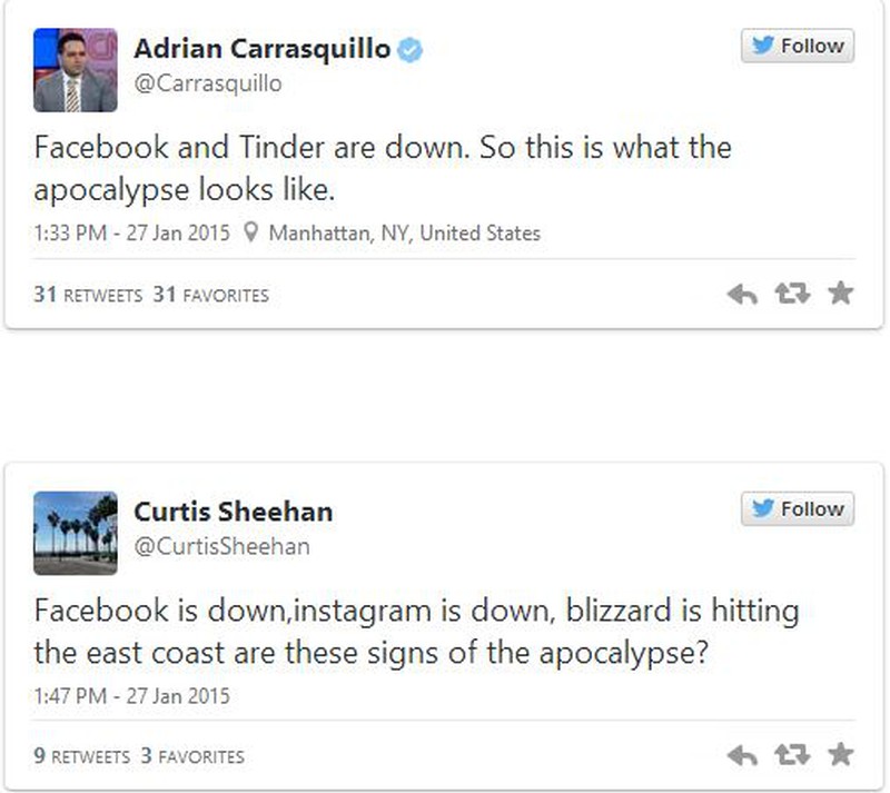 Tràn ngập ảnh chế vụ Facebook và Instagram