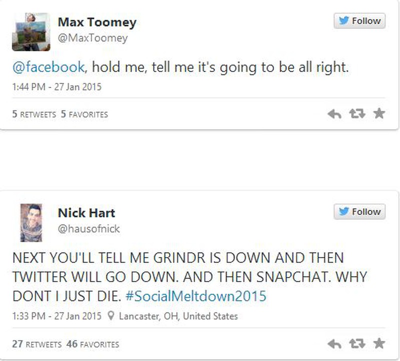 Tràn ngập ảnh chế vụ Facebook và Instagram