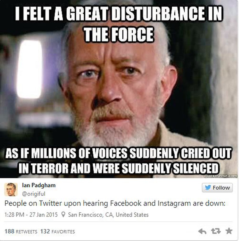 Tràn ngập ảnh chế vụ Facebook và Instagram