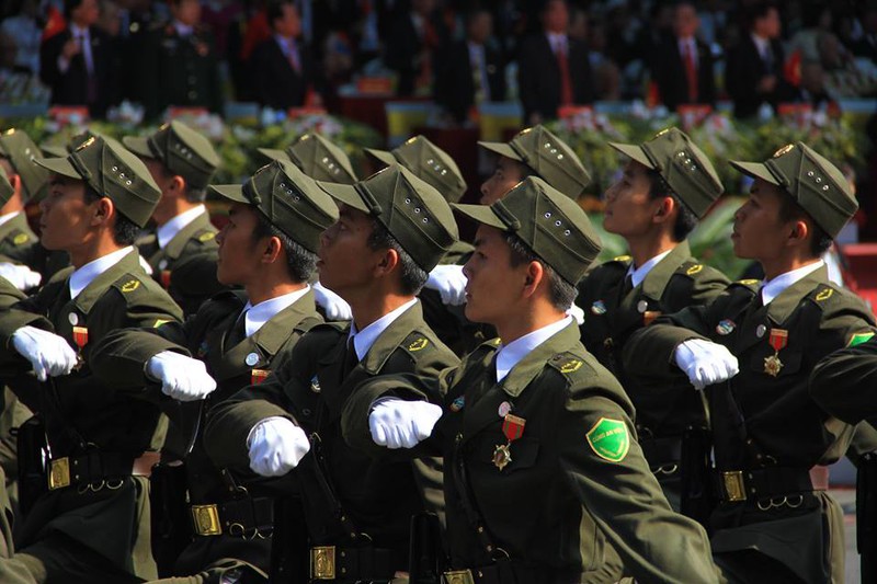 Toàn cảnh lễ Diễu binh chào mừng 40 năm Thống nhất đất nước (30/4/2015) - ảnh 16