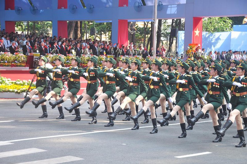 Toàn cảnh lễ Diễu binh chào mừng 40 năm Thống nhất đất nước (30/4/2015) - ảnh 44