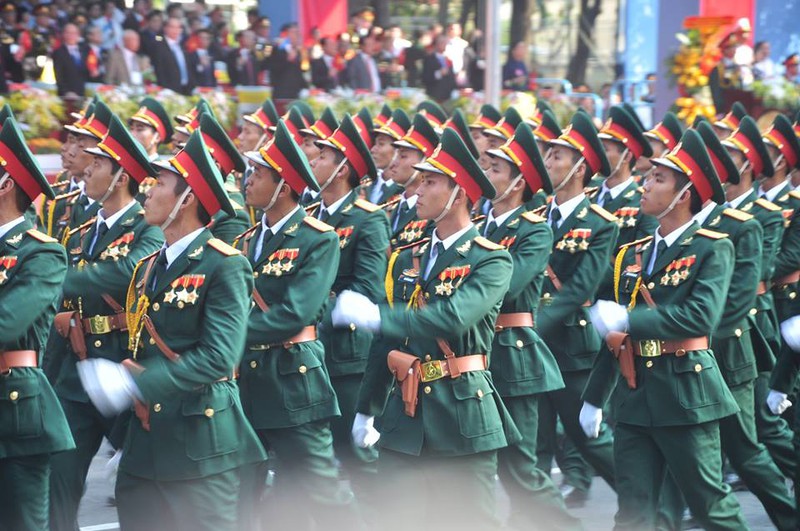 Toàn cảnh lễ Diễu binh chào mừng 40 năm Thống nhất đất nước (30/4/2015) - ảnh 52