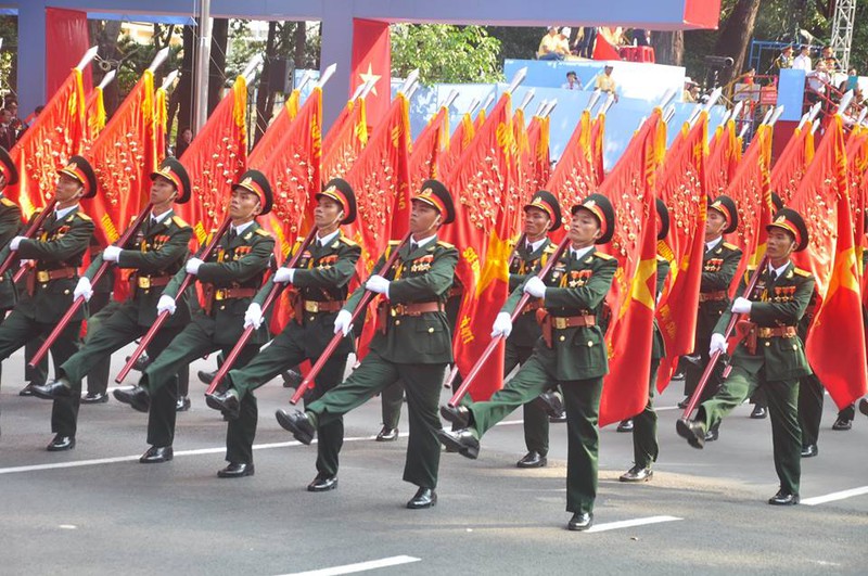 Toàn cảnh lễ Diễu binh chào mừng 40 năm Thống nhất đất nước (30/4/2015) - ảnh 53