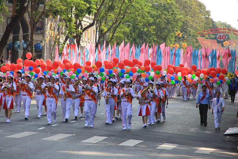Toàn cảnh lễ Diễu binh chào mừng 40 năm Thống nhất đất nước (30/4/2015) - ảnh 27