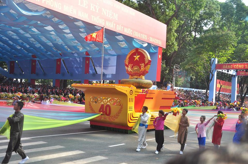 Toàn cảnh lễ Diễu binh chào mừng 40 năm Thống nhất đất nước (30/4/2015) - ảnh 58