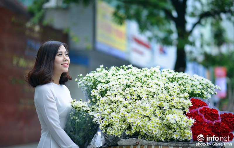 Thiếu nữ Hà thành trong mùa hoa cúc họa mi - ảnh 6
