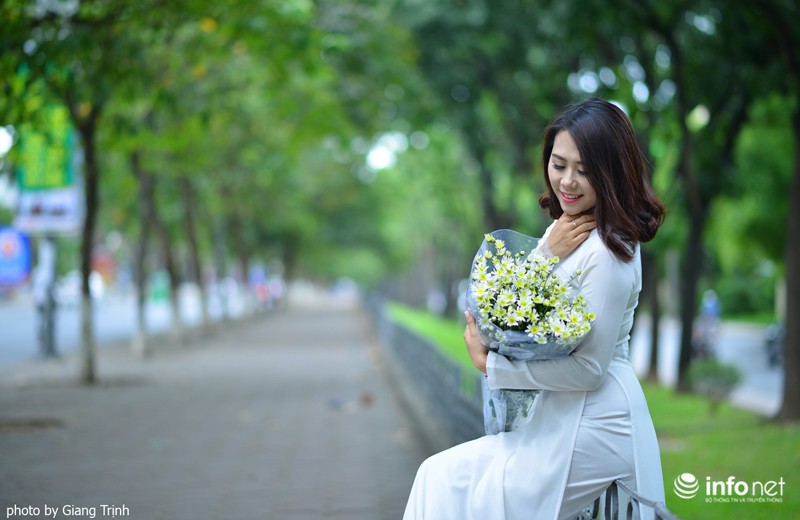 Thiếu nữ Hà thành trong mùa hoa cúc họa mi - ảnh 8
