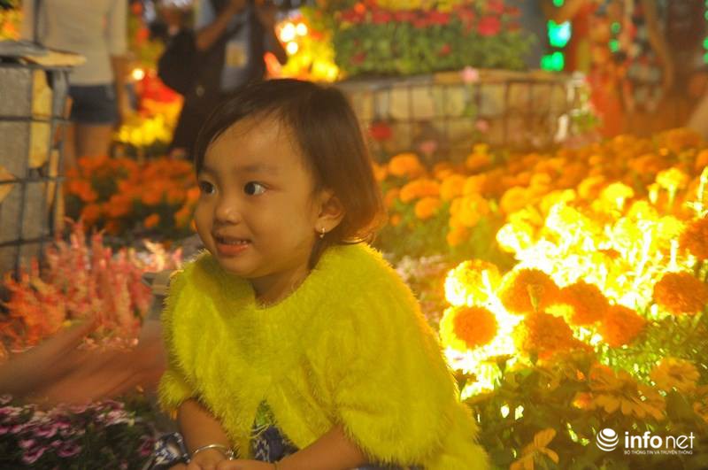 Ảnh: Những thiên thần nhỏ dạo phố đón Giao thừa ở đường hoa Nguyễn Huệ - ảnh 9