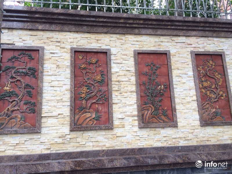 Chiêm ngưỡng cổng biệt thự, tường rào cầu kỳ của các đại gia Hà Nội - ảnh 10