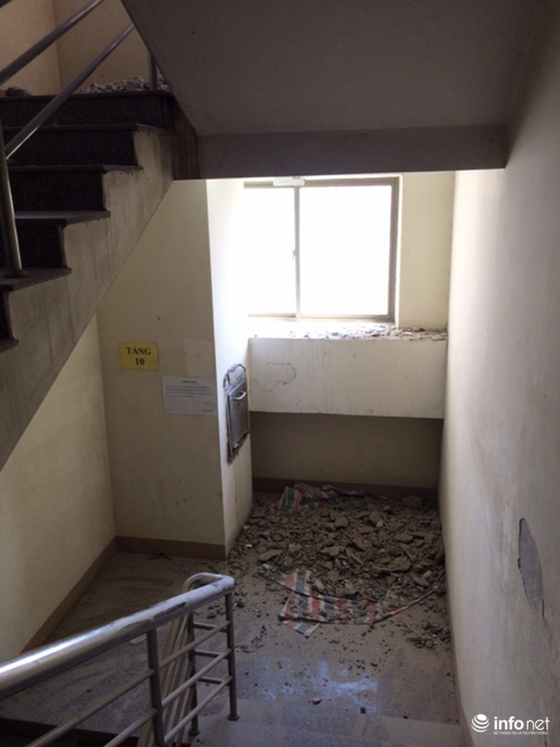 Cư dân “chung cư ông Thản” lo lắng vì thi công PCCC gây các