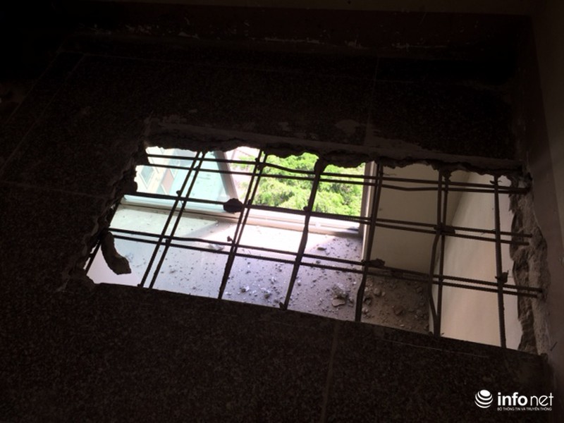 Cư dân “chung cư ông Thản” lo lắng vì thi công PCCC gây các