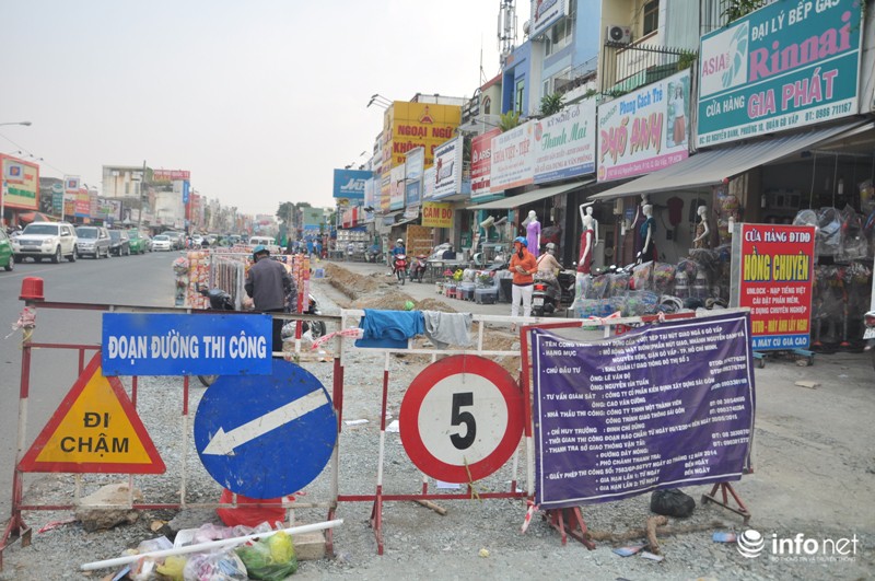Cận cảnh những con đường bị “cày xới” ngổn ngang ở Sài Gòn - ảnh 5
