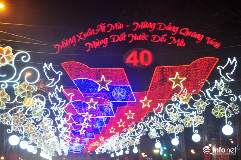 Đường phố Sài Gòn rực rỡ trước thềm năm mới - ảnh 6