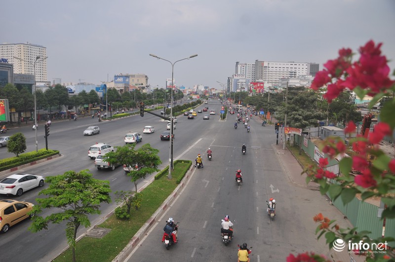 Ảnh: Đường phố Sài Gòn sáng mùng 1 Tết đẹp tựa mùa thu Hà Nội - ảnh 6