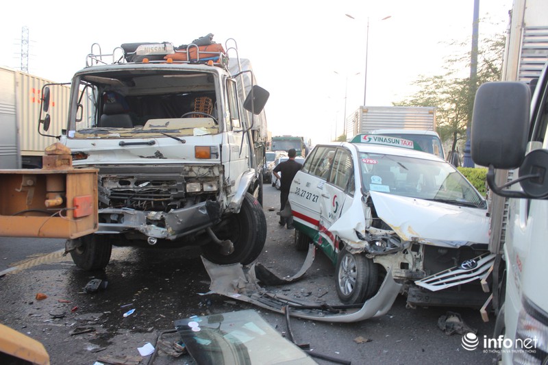 TP.HCM: Một ngày xảy ra 3 vụ tai nạn nghiêm trọng, 8 xe đâm nhau liên hoàn - ảnh 4