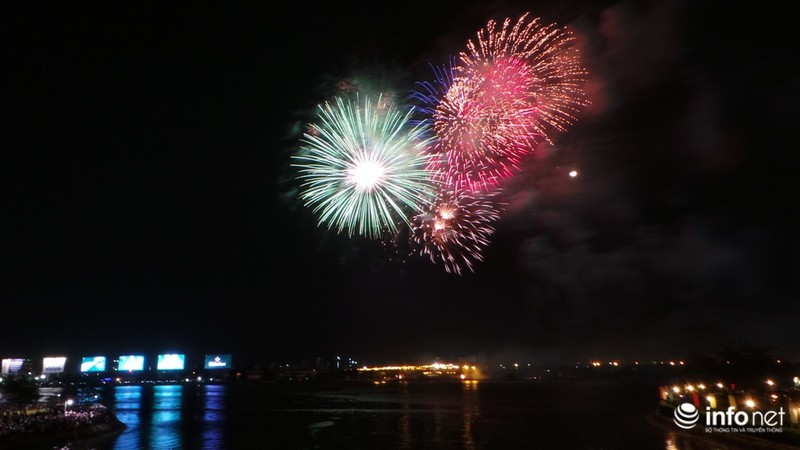 Mãn nhãn với pháo hoa chào mừng năm mới 2016 ở Sài Gòn - ảnh 1