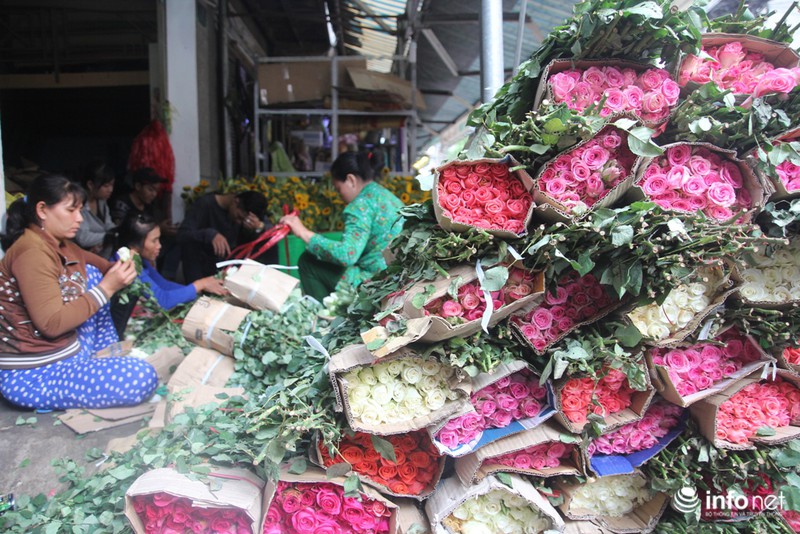 Hậu 8/3, hàng tấn hoa hồng thành rác ở chợ hoa lớn nhất Sài Gòn - ảnh 8