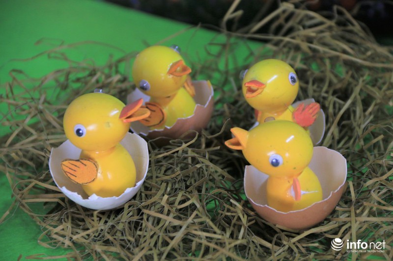 Gặp kỷ lục gia làm 70 con gà bằng vỏ trứng chào đón xuân Đinh Dậu 2017 - ảnh 7