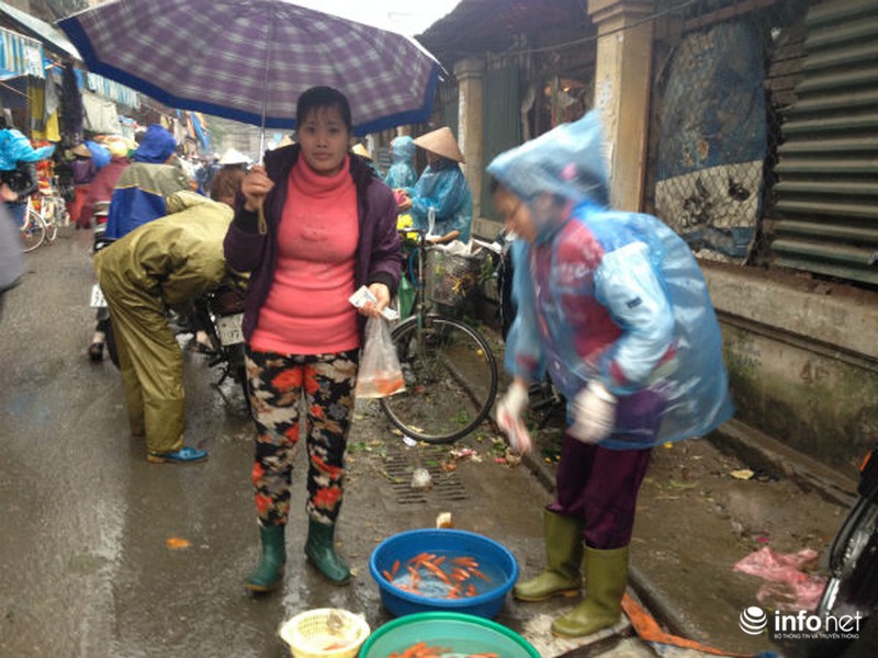 Chợ nghẹt người mua sắm tất bật tiễn ông Công ông Táo - ảnh 7