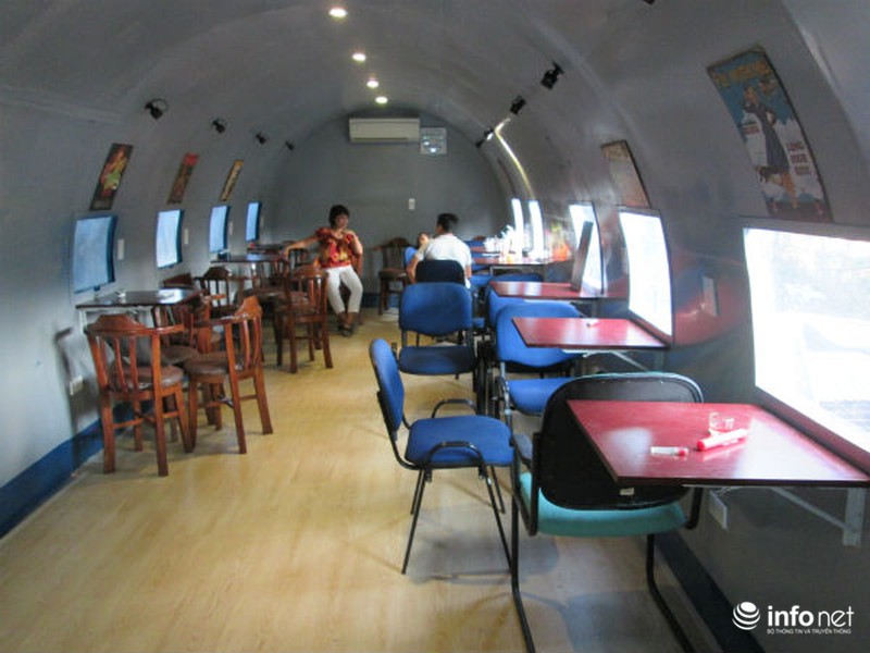 Quán cà phê máy bay độc nhất Hà Nội - ảnh 2