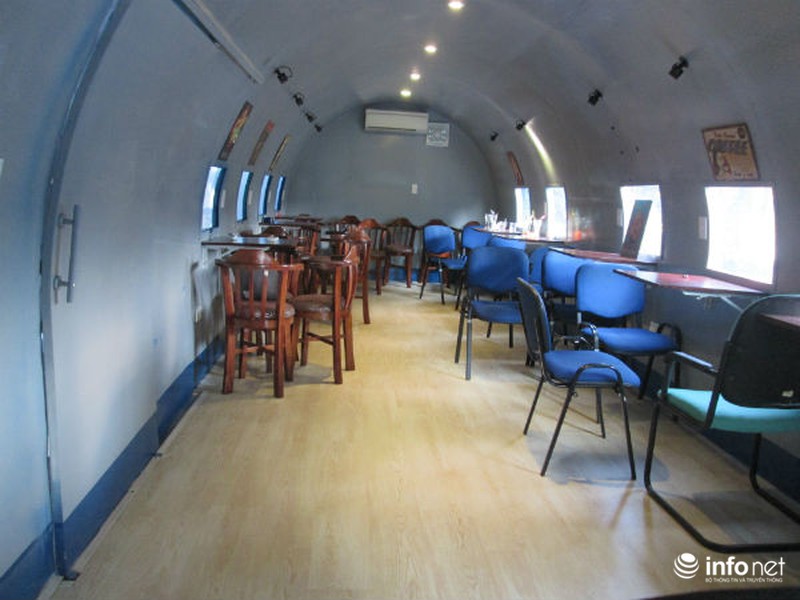 Quán cà phê máy bay độc nhất Hà Nội - ảnh 3