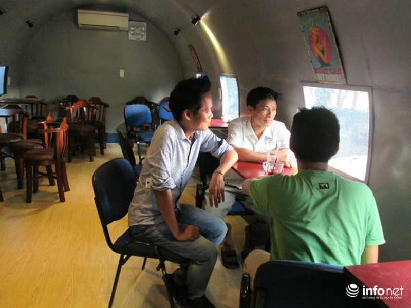 Quán cà phê máy bay độc nhất Hà Nội - ảnh 6