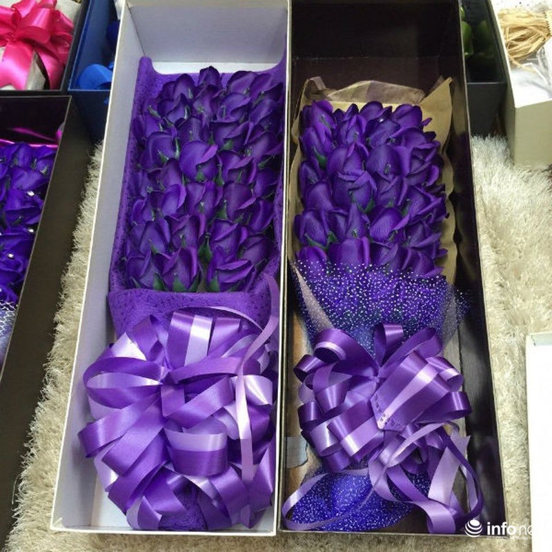 Hoa hồng sáp Trung Quốc lạ mắt, thơm như thật tung hoành thị trường - ảnh 3