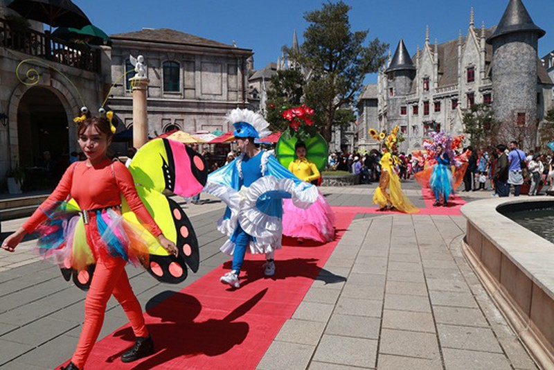 Sôi động lễ hội xuân Bà Nà - ảnh 3