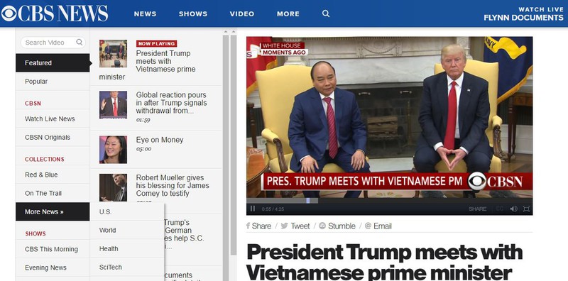 Truyền thông quốc tế: Ông Donald Trump nhiệt tình chào đón Thủ tướng Việt Nam - ảnh 3